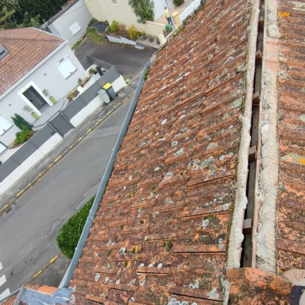 Les dommages des tuiles poreuses pour une toiture