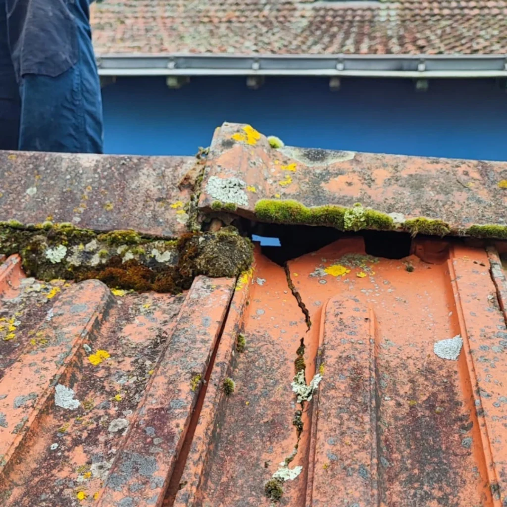 les conséquences d'une tuile poreuse